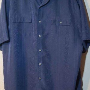 CARRIBEAN JOES MEN'S SHIRT SLEEVE POLO BLUE XL